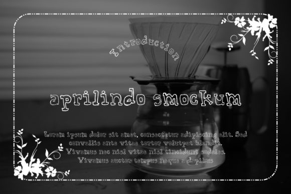 Aprilindo Smockum: The Quietly Decorative Display Type