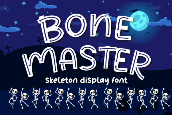 Bone Master: A Bold Display Font for Digital Branding