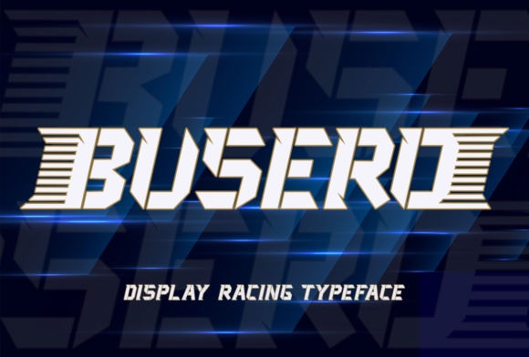Busero: A Bold Display Typeface for Modern Branding