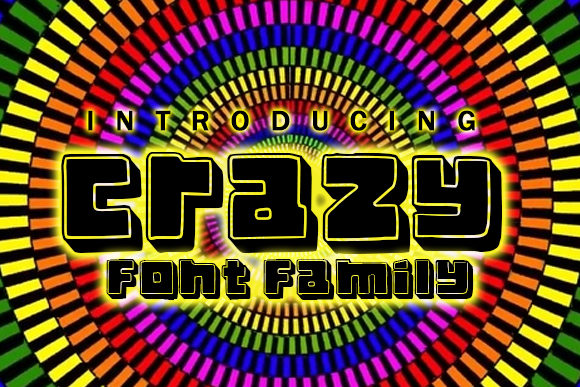 Crazy: A Display Font That Brings Bold Character to Branding