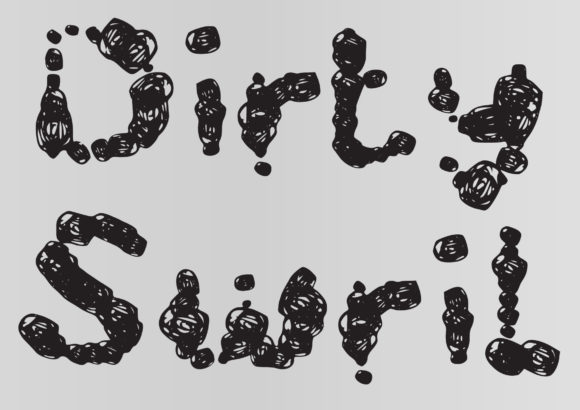 Dirty Swirl: The Rough Swirling Font for Your Handmade Creations