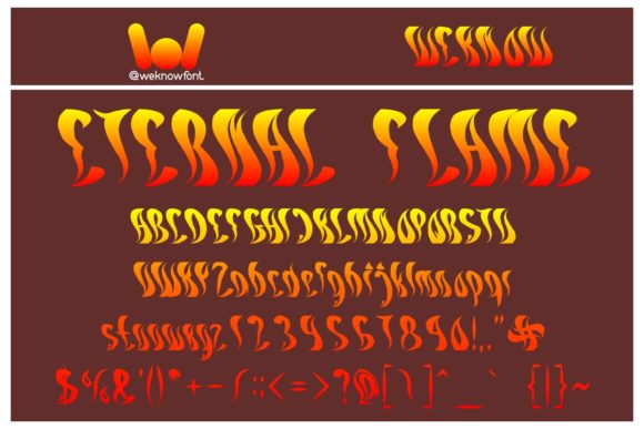 Eternal Flame: A Display Font Built for Editorial Personality