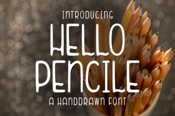 Hello Pencile: A Tall Lettered Font for Editorial Moods