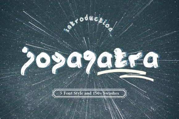 Joyagatra: A Display Font Built for Visual Character