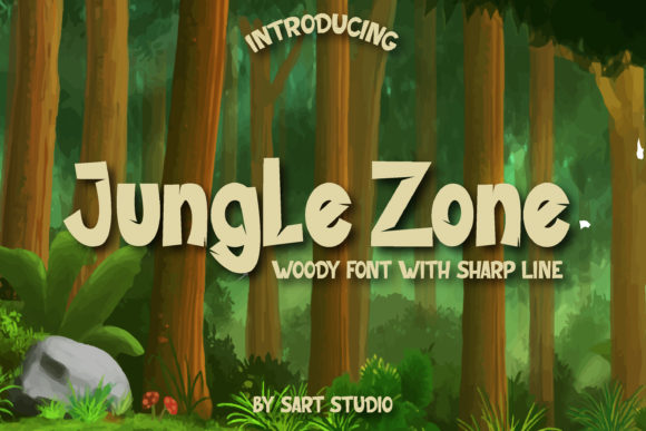 Jungle Zone Font: Sharp Lines and Modern Elegance for Editorial Design