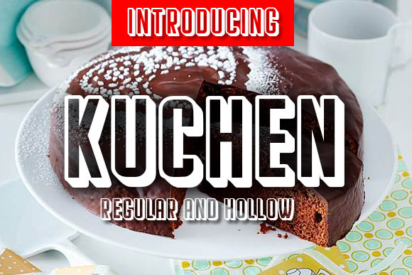 Kuchen Font: A Chunky Typeface for Real-World Branding