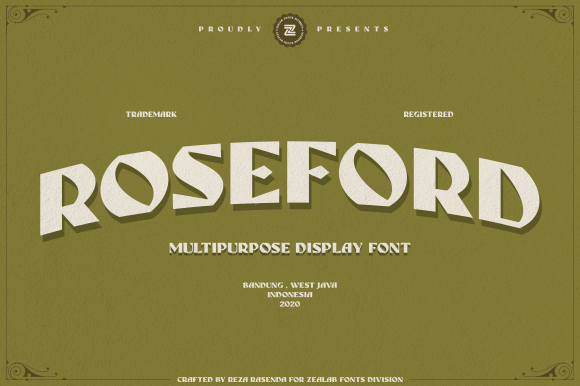 Roseford: A Display Font for Campaigns That Need a Friendly Edge
