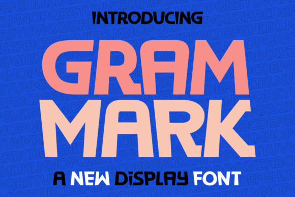 The Gram Mark Font for Creative Makers and Brand Builders