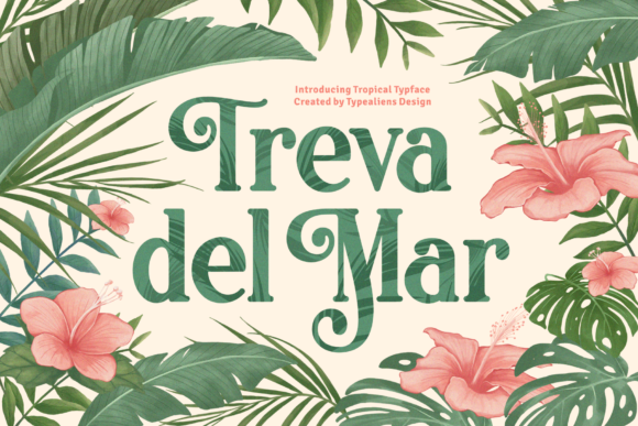 Treva Del Mar: The Vintage Display Font for Creative Makers