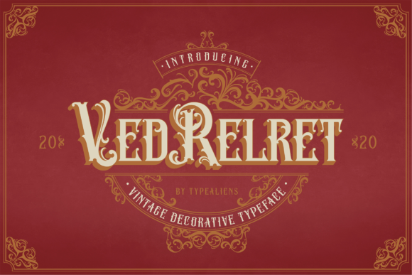 Ved Relret: Designing a Vintage Brand with a Unique Font