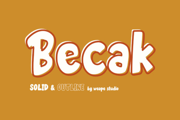 Why Becak Became My Favorite Bold Display Font